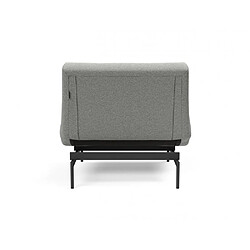 Inside 75 Fauteuil modulable ILB 202 acier noir tissu Mahoga Dove Grey pas cher