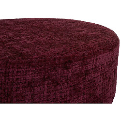 Avis Mendler Tabouret HWC-C22, tabouret de maquillage, réglable en hauteur pivotant Ø 37cm Tissu Chenille (465g/m²) MVG ~ bordeaux