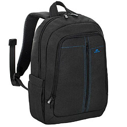 RIVACASE «7560 noir pour ordinateur portable sac à dos imperméable avec rembourrage anti-choc pour ordinateur portable jusqu'à 15.6 "& tablettes jusqu'à 10,1" noir 15.6 - 0