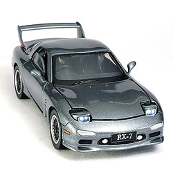 Universal Métal moulé sous pression 1/32 Japan Classic RX7 Modèle de voiture Salon de meubles Collection Jouets pour enfants | Voiture jouet moulée sous pression (gris)