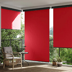 vidaXL Auvent latéral de balcon 165x250 cm Rouge 