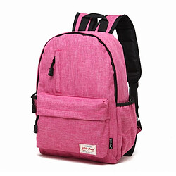 Wewoo Sacoche pour ordinateur portable Magenta MacBook 13,3 pouces et moins, Samsung, Lenovo, Sony, DELL Alienware, CHUWI, ASUS, HP étudiants, petit format: 37x26x12cm, en toile multifonction Sac à dos à bandoulière universel