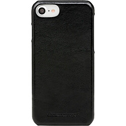 Alpexe Coque rigide en cuir noire Tune Dbramante1928 pour iPhone 6/6S/7/8