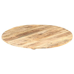 Acheter vidaXL Dessus de table Bois de manguier solide Rond 15-16 mm 50 cm