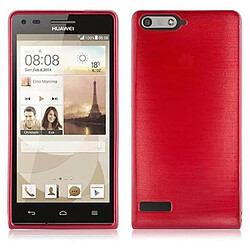 Cadorabo Coque Huawei ASCEND P7 MINI Etui en Rouge