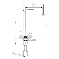 Avis Essebagno Luisa mitigeur lavabo haut or brossé