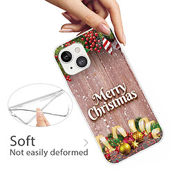 Coque en TPU antichoc, motif de Noël, antichute pour votre iPhone 14 Plus - Cadeaux de noël