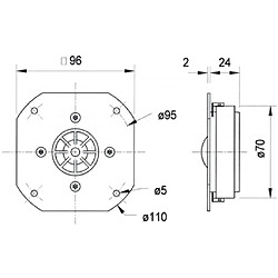 Avis Alpexe VS-DSM25FFL/8 - Haut-parleur (4007540011530)