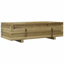 vidaXL Jardinière 90x40x26,5 cm bois de pin imprégné