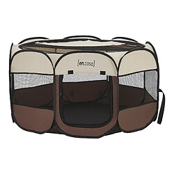 Avis Parc pliable Telford pour animaux de compagnie 58 x 114 x 114 cm [en.casa]