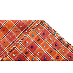 Acheter Vidal Tapis de laine 272x128 orange Jajim