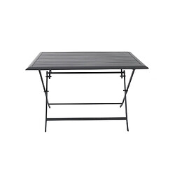 Hesperide Table pliante rectangulaire Azua - 6 Places - Graphite