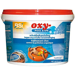 BSi nettoyant pour piscines Oxy-pool & spa 2,5 kg bleu