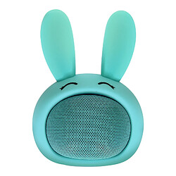 Enceinte Bluetooth 3W Autonomie 3h Design Lapin Lumineux Moxie Bleu