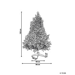 Avis Beliani Sapin de Noël pré-allumé TATLOW 120 cm Vert