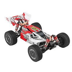 WLtoys 144001 1/14 2.4G 4 roues motrices 60 km / h Buggy haute vitesse RC hors route pour véhicules rouge