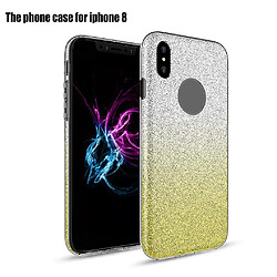 Universal 3-en-1 Case de protection de téléphone portable brillant Bling Mobile Phone Cover pour iPhone X pas cher