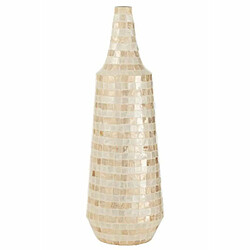 Paris Prix Vase Design en Bambou Mosaïque 70cm Beige