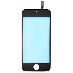 Wewoo Pour l'Assemblée de convertisseur analogique-numérique noir d'écran tactile (seul sans le LCD) iPhone 5S avec le cadre avant de d'affichage à cristaux liquides et l'adhésif optiquement clair d'OCA pièce détachée