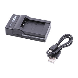 vhbw Chargeur USB de batterie compatible avec Sony Cybershot DSC-RX100 IV, DSC-RX100M2, DSC-RX100M3 batterie appareil photo digital, DSLR, action cam