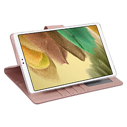 Etui en PU anti-chocs avec support pour votre Samsung Galaxy Tab A7 Lite 8.7-pouces - or rose