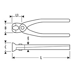 Stanley Expert by Facom - Tenailles russes 250 mm - E184181