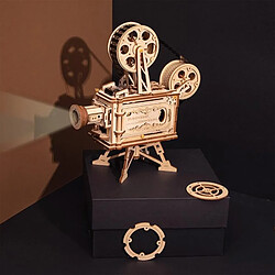 Universal Mécanique Film Projecteur 3D Bois Puzzle Cadeau interactif Jouets faits à la main pour l'apprentissage précoce Développement du cerveau pas cher