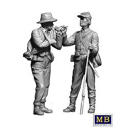 Avis Master Box Figurine Mignature American Civil War Series Family Reunited - Brothers Meet Again