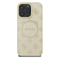 Guess Maroquinerie Guess Coque iPhone 16 Pro MagSafe - Doré