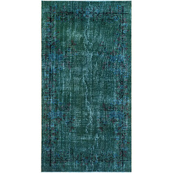 Vidal Tapis de laine 269x142 vert Ultra Vintage