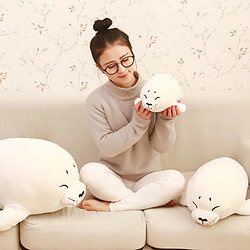 Avis Universal 40cm mignon scellé douce peluche peluche poupée jouet décoration de la maison enfant petite amie cadeau d'anniversaire | oreiller de luxe (blanc)