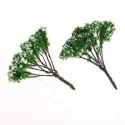 Acheter 5 Pièces Mini Arbre Modèles de Scènes Simulation u0026 Table Sand Access 9cm Vert 1