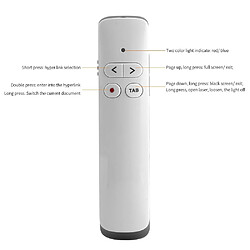 Wewoo PP924 Télécommande de présentation sans fil portable 2,4 GHz avec laser et pages haut / bas et plein écran noir et hyperlien et commutation de document et augmentation / diminution du volume