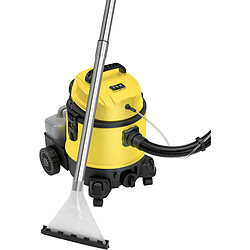 Aspirateur Eau et Poussières, Nettoyage des Sièges de Voiture, Tapis, Moquettes, 1200, Jaune, Clatronic, BSS 1309