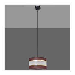 Avis Helam Suspension Helen Tissu,Fer Marron,noir,or 1 ampoule 90cm