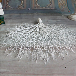 Branche de corail en plastique artificielle petit brindille branche Floral Decor blanc pas cher