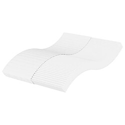 Maison Chic Matelas en mousse, Matelas doux blanc 120x200 cm dureté H2 H3 -GKD35870