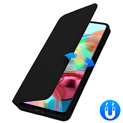 Avizar Housse Samsung Galaxy A71 Étui Folio Portefeuille Fonction Support Noir pas cher