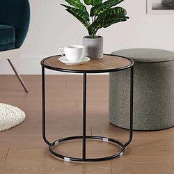 Table d'appoint Versa Gris clair 44 x 44 x 44 cm Pouf 2 Pièces