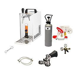 ich-zapfe Ensemble complet - Tireuse a biere - PYGMY 25 machine pompe a biere pro 1 ligne, 35 l/h, Kit de nettoyage, KEG:Adaptateur 5 litres