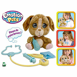 Ludendo Emotion Pets – Set Vétérinaire - Peluche Chiot qui pleure + Accessoires