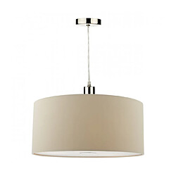 Luminaire Center Suspension Ronda Taupe 1 ampoule 18cm