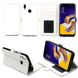 Housse Asus ZenFone 5 ZE620KL 6,2 pouces protection Portefeuille luxe blanche Style Cuir avec stand - Etui blanc coque pour ZenFone 5 avec porte cartes - Accessoires pochette case XEPTIO