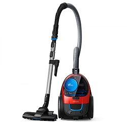 Aspirateur sans sac 76db rouge - fc9330/09 - PHILIPS pas cher