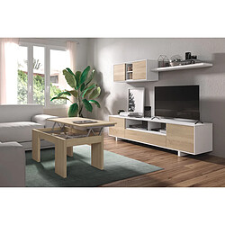 Avis Loungitude Meuble TV HUGO 3 portes et 1 niche