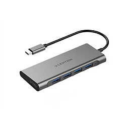 Universal Hub USB C multiport à fil long gris avec 4 K HDMI, 4 USB 3.0, adaptateur de recharge type C M1 Pro 13/15/16 (3) | Câbles et connecteurs pour ordinateur