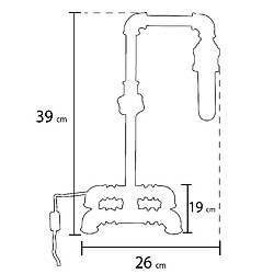 EPIKASA Lamp à Poser Industrial Light pas cher