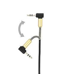 Câble audio Tellur, Jack 3,5 mm, 1,5 m, Noir pas cher