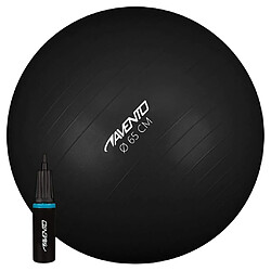 Avento Ballon de fitness/d'exercice et pompe Diamètre 65 cm Noir