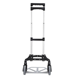 Avis Homcom Chariot diable pliable leger telescopique charge 70kg en aluminium argent-noir